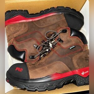 Timberland Pro Waterproof
cube size 11
Brown color black tip
new with its box